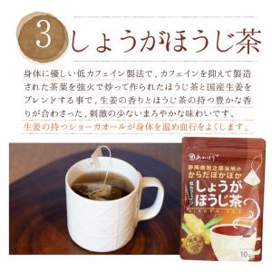 からだぽかぽかしょうが茶3種セット 送料無料の詳細画像5