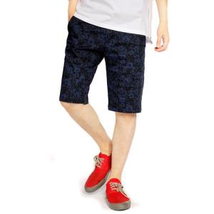 AS SUPER SONIC 日本製 国産 総柄 ストレッチ素材 ショートパンツ ショーツ メンズ ...