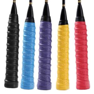 お買得 ラケット用グリップテープ 滑り止め付き 5色セット