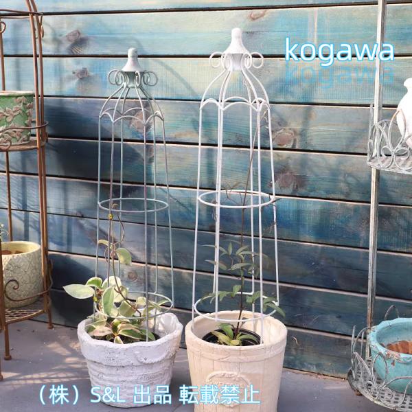 ガーデンアーチトレリス、タワーオベリスクガーレリス1.9フィートの高さの植物サポート、つる植物 S＆...