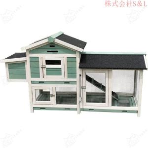 鶏小屋木製チキンハウス屋外マルチレベル耐候性鶏...の詳細画像5