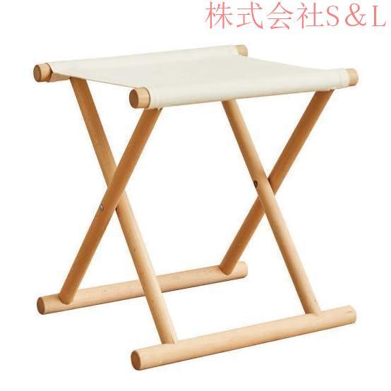 丸足胡床 白木白布神社用 寺院本堂の法事和室の催事 持ち運びが容易 軽量 株式会社S＆L タフで耐摩...