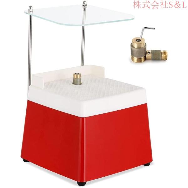 ガラス研磨機 株式会社S＆L 工業用ミニ自動水セラミックガラスグラインダーマシンポータブルDIYデス...