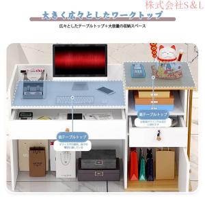 レジカウンター カウンターテーブル 受付カウン...の詳細画像4