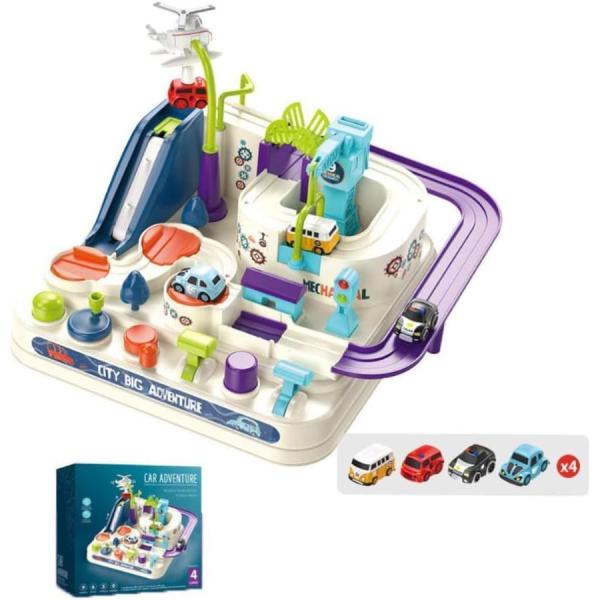 レッツゴー大冒険 車 知育玩具 おもちゃ レース トラック冒険 男の子 株式会社S＆L プレゼント ...