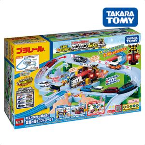 プラレール トミカと遊ぼう！ DX踏切ステーション : トイ