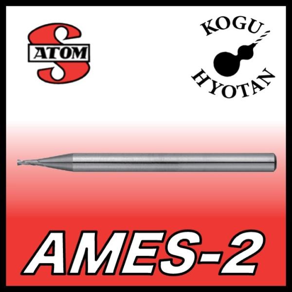 【送料無料】 ATOM AMES-2009 ２枚刃微小径スクエアエンドミル φ0.09