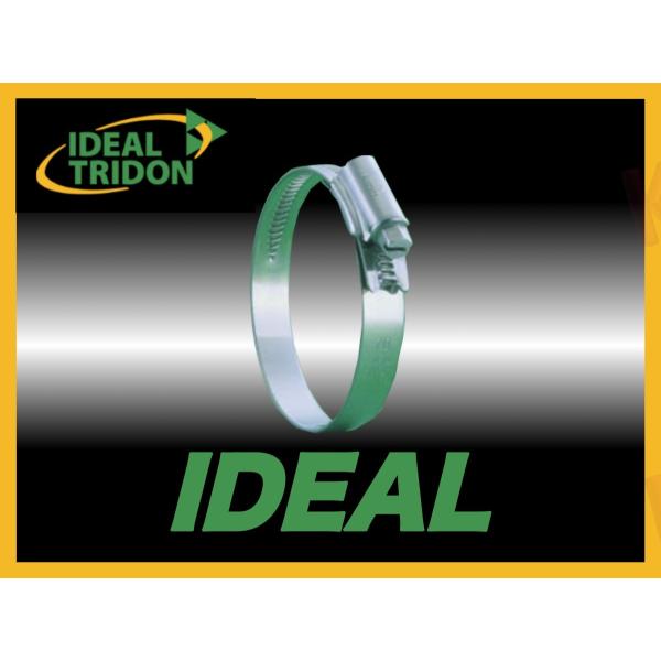 １箱(10入) IDEAL 3X W1-80 締付範囲 60mm〜80mm ホースバンド スチール ...