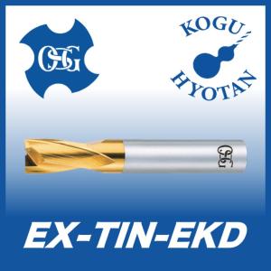 定形外可】OSG EX-TIN-EKD 4 ハイスエンドミル 2刃キー溝用（OH1