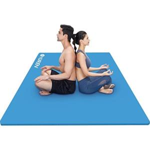 YUREN ヨガマット 大きいサイズ 厚め 15mm 幅広 200*130cm 高密度