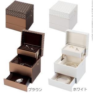 送料無料 イントレチャート調ジュエリーボックス...の詳細画像3