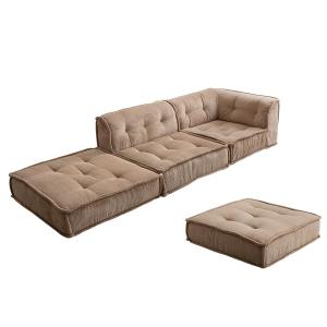 ソファ 3人掛け フロア ロー カウチ 北欧 新生活 送料無料