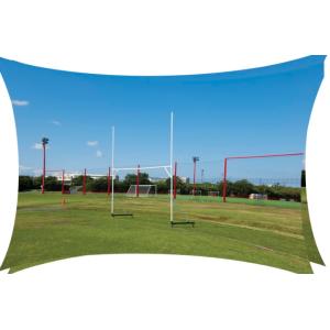 三和体育 練習用ラグビーゴール アルミ 移動式 学校 体育用品 送料無料 S-0915