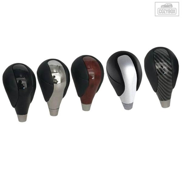 並行輸入品 ブラックレザークローム ギア シフト ノブ トヨタ レクサス ES330 ES350 G...