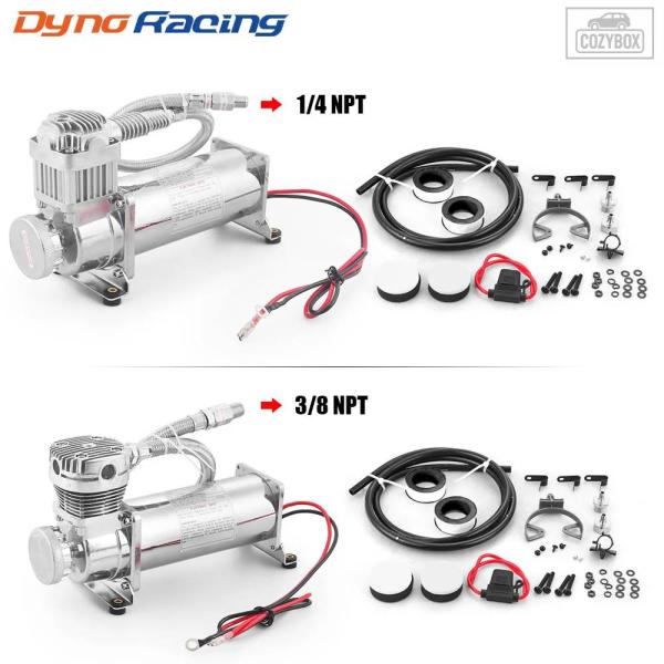 並行輸入品 汎用 1/4NPT 3/8NPT 200PSI 480C 12V エアサスペンションコン...