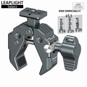並行輸入品 LEAPLIGHT 多機能スーパークランプ NATOベース マジックアームクランプ DSLRカメラモニター マイクライト 写真撮影