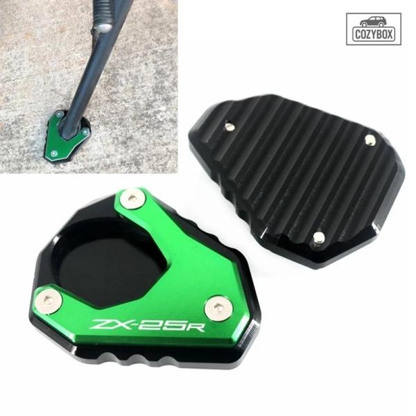 並行輸入品 オートバイ  キックスタンドフットサイドスタンドパッドサポートプレートスタンド ZX-2...