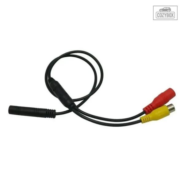 並行輸入品 4 ピンメス CVBS AHD RCA オス変換ケーブルバック ミラー DVR