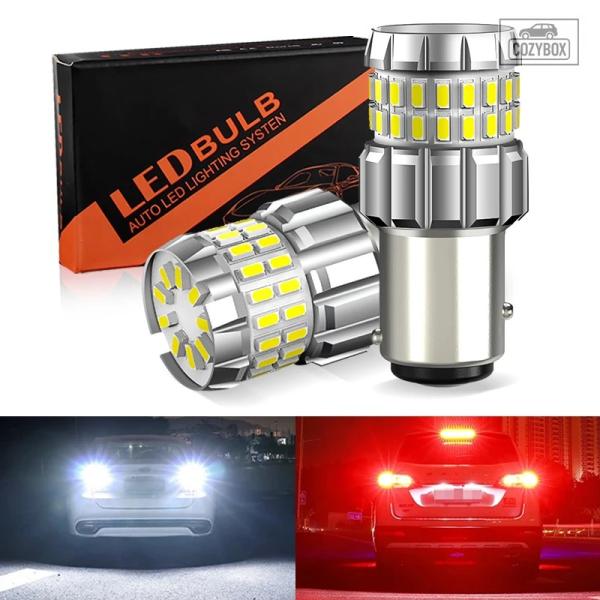 並行輸入品 2個 P21W BA15S  LED  Canbus 1156 BAY15D 1157 ...