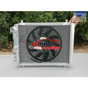 並行輸入品 アルミ ラジエーター + ファン ランチア デルタ HF インテグラーレ エボリューション 8V/16V/EVO 2.0L ターボ