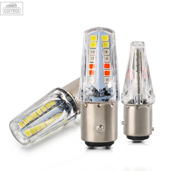 並行輸入品 オートバイ用LEDライト 1個 1157 2835 32smd 電球 ストロボ点滅 オー...