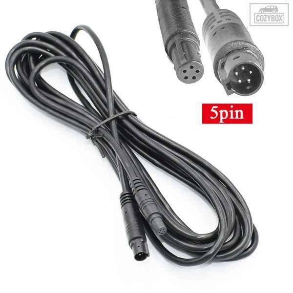 並行輸入品 2.5M 4ピン/5ピン 車載DVR カメラ 延長 ケーブル HDモニター 車両リアビュ...