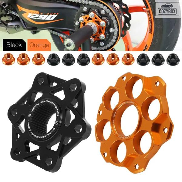 並行輸入品 オートバイドライブフランジハブカバースプロケットキャリアスプロケットナットKTM 129...