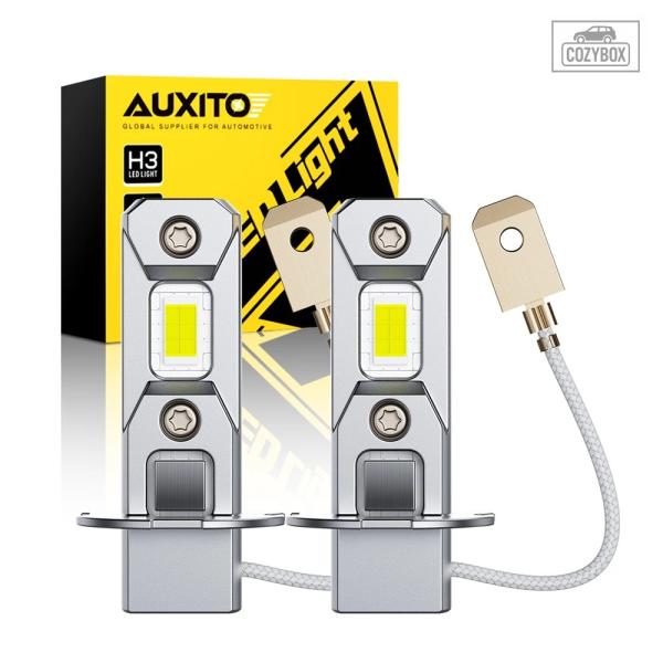 並行輸入品  2個 Canbus H3 LED フォグランプバルブ 1:1 ミニサイズ H3 LED...