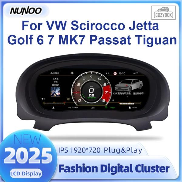 並行輸入品 Linux LCD ダッシュボード BMWゴルフMK6パサートB6 B7シロッコジェッタ...
