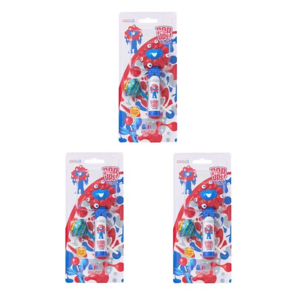 【 3個セット 】 ミャクミャク チュッパチャプス popups!(ポップアップス)  キャンディケ...