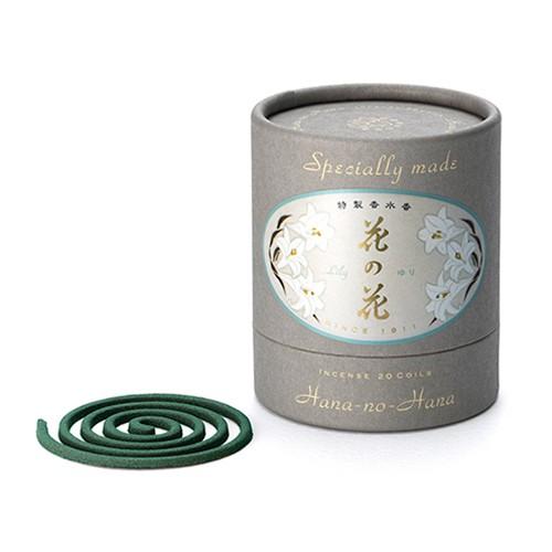 お香　インセンス　日本香堂　ゆりの香り「特製花の花　ゆり　CL２０巻入」
