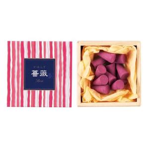 日本香堂 3個セット かゆらぎ 白檀 コーン型 12個入 香立付 お香