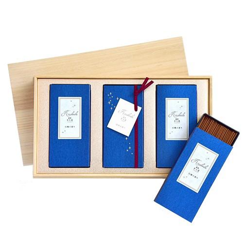 線香　ギフト　送料無料　贈答用　お供え　お盆　新盆見舞い　喪中見舞い　日本香堂　白檀　沈香　銘香きら...