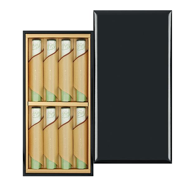 線香　贈答用　ギフト　お供え　お盆　新盆見舞い　喪中見舞い　伽羅　日本香堂　伽羅金剛　塗箱短8入