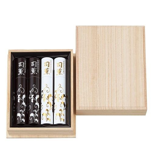 線香　ギフト　贈答用　お供え　お盆　新盆見舞い　喪中見舞い　日本香堂　司薫進物　二種香(白檀・沈香)...