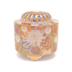 香炉 「ヒワ草文 九谷焼」 : 線香・お香の日本香堂香ぎゃらりぃ - 通販