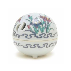 香炉 「白磁 花型 有田焼」 : 線香・お香の日本香堂香ぎゃらりぃ