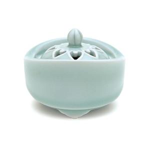 香炉 「青磁 丸型 有田焼」 : 線香・お香の日本香堂香ぎゃらりぃ-日本