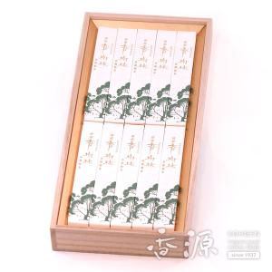 玉初堂 清澄香樹林 短寸10箱入 桐箱 煙の少ないお線香 微煙香 お香 線香 贈答用 進物用線香