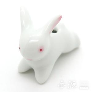有田焼 動物香立て うさぎ 香源 お香 線香 数珠 香木 専門店｜kohgen