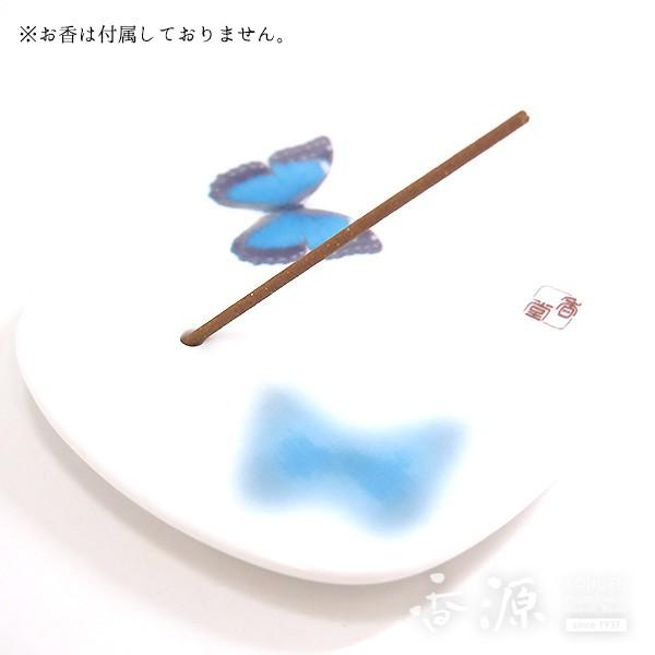 香立て おしゃれ 陶器 日本香堂 夢の夢 夏夜 蝶々 ちょうちょ プチギフト ギフト 香源 お香 線...