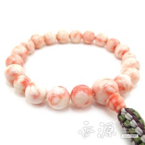 数珠 男性用 深海珊瑚 18玉 共仕立て 限定...の詳細画像3