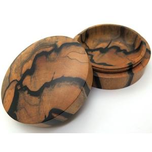 茶道具 炭点前 風炉用 青楓 扇面香合 箕輪一星作 桐箱入 : お茶道具の