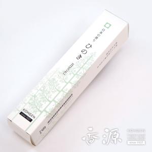 香源のお香 日本の香り ひのき 40本入 桧 ヒノキ 檜 グリーン系｜kohgen