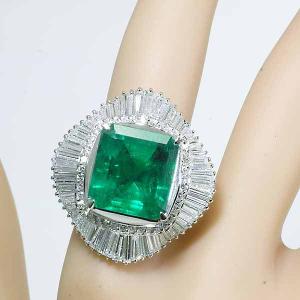 コロンビア産 エメラルド 13.748ct F...の詳細画像3