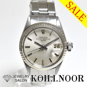 《Bargain》ロレックス オイスターパーペチュアル デイト レディース 6517 ステンレス K18WG 自動巻 内箱 1960年代中期製 ROLEX