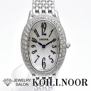 SEIKO（セイコー） クレドール ダイヤモンドベゼル シルバー K18WG 金