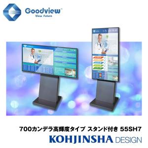 700カンデラ高輝度タイプ デジタルサイネージ＋自立型スタンドセット