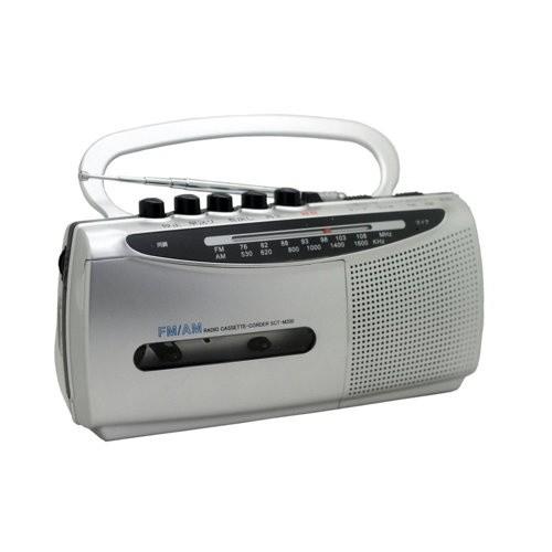 WINTECH コンパクトラジカセ(シルバー) SCT-M200S
