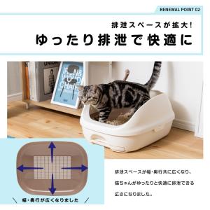 猫トイレ デオトイレ ハーフカバー 本体セット...の詳細画像3